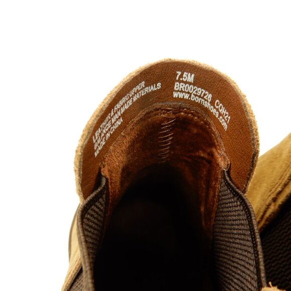 BORN Laney Chelsea Ankle Boots Womens Size 7.5 Rust Distressed Suede Leather NEW - Picture 6 of 11